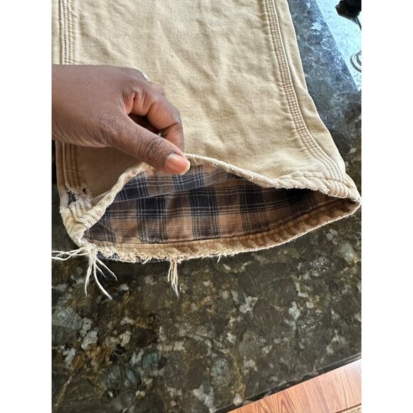 Carhartt Mens Duck Canvas Work Pants Utility Pockets Hammer Loop Sz 36 x 34 READ - Picture 13 of 16